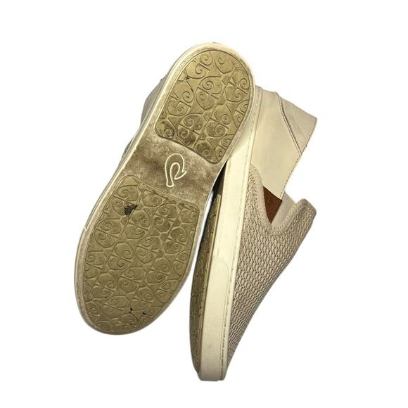 OluKai Tan Flats Slip-On Shoes with Breathable Fabric - Picture 5 of 5